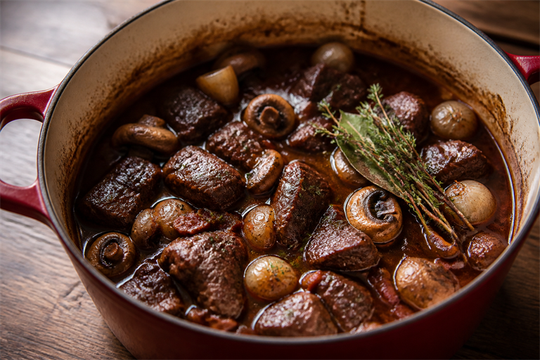 How to Braise Boeuf Bourguignon: A Burgundian Playbook for Tender Meat and Glossy Sauce