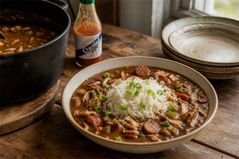 How to Make Real Louisiana Gumbo with a Dark Cajun Roux